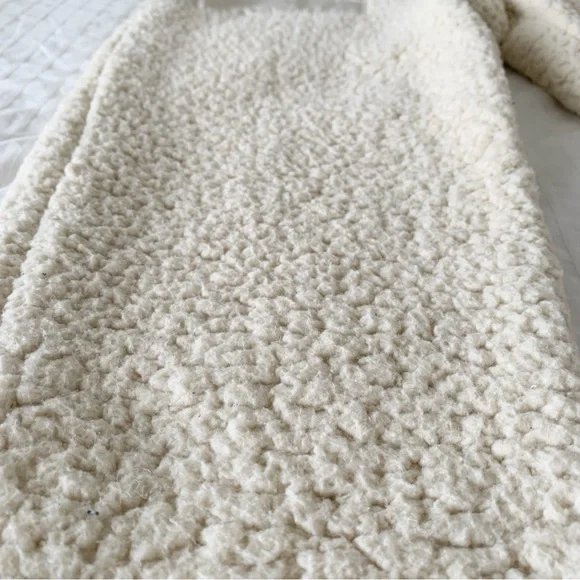 Aerie Cream Sherpa Women’s Jogger Pants XS Cozy Neutral Aesthetic - Picture 5 of 14